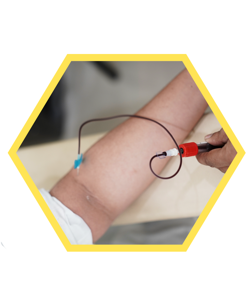 Laboratory professional handling samples with care at United Healthcare diagnostics.